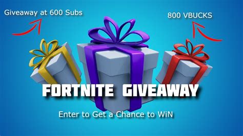 Free VBUCKS Fortnite Giveaway YouTube