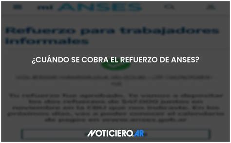 ¿cuándo Se Cobra El Refuerzo De Anses Actualizado 2024