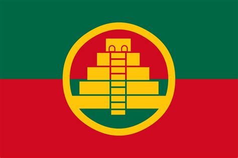 Flag for a modern Mayan country : r/vexillology