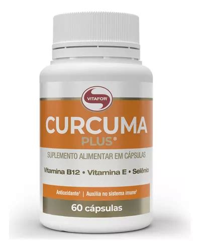 Cur Cuma Plus 500mg 60 Cápsulas Vitafor Parcelamento sem juros