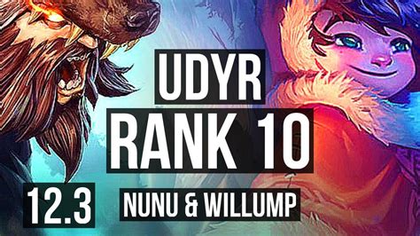 Udyr Vs Nunu And Willump Jng Rank 10 825 Godlike Jp Challenger