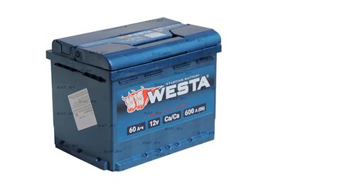 Аккумулятор WESTA 6СТ-60 VL рус.