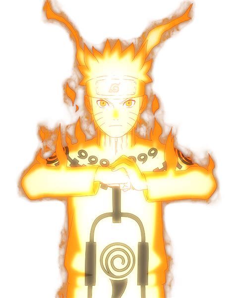 Naruto (Kurama Mode) render [Naruto Mobile] by Maxiuchiha22 on DeviantArt