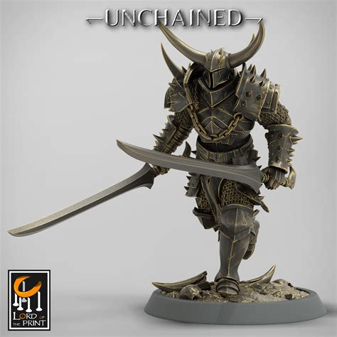 Guerriers du Chaos (Doubles épées) – crystalionminis3d