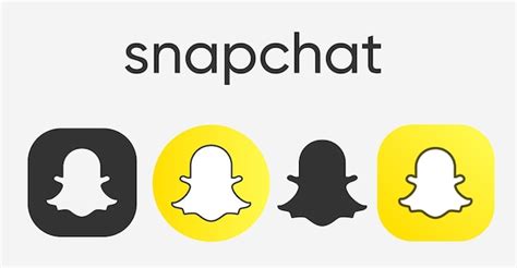 Logotipo De Snapchat Aislado En Un Fondo Transparente Vector Premium