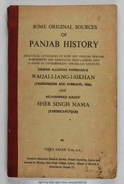 Some Original Sources Of Punjab History : Free Download, Borrow, and ...