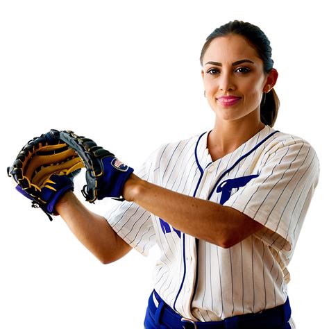 Download Softball Player Pose Png Iat