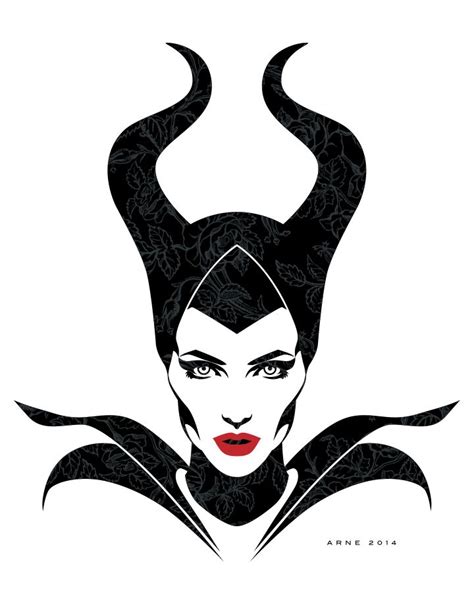 The Happy Sorceress Maleficent Art Disney Stencils Maleficent