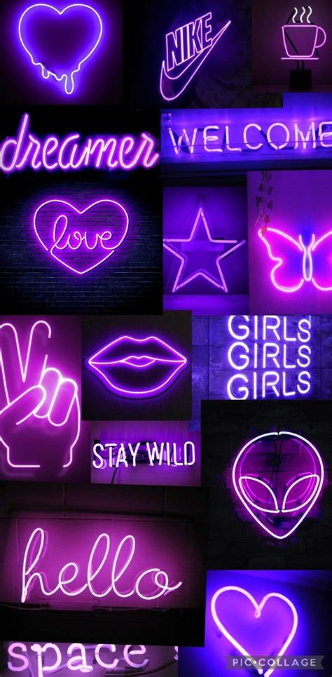 Aesthetic Neon Purple Wallpaper | Neon purple, Purple wallpaper iphone ...