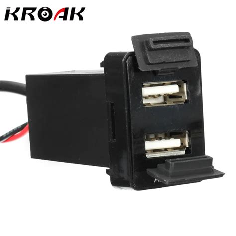 Kroak Dual Usb Charger For Prado Hilux Fj Cruiser Landcruiser 100 Adapter 2 Port Interface