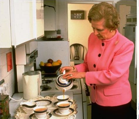 Margaret Thatcher Sipping Tea Drinking Tea Vegan Teas The Iron Lady