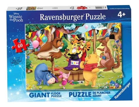 Rompecabezas De Piso Winnie Pooh 60 Pz Ravensburger Disney MercadoLivre