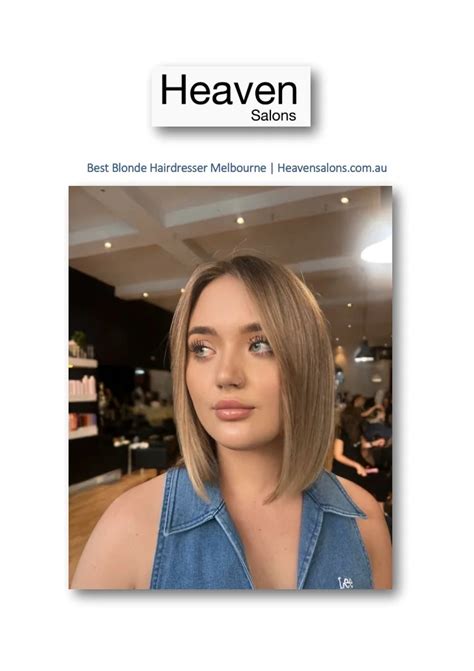 PPT Best Blonde Hairdresser Melbourne Heavensalons Au PowerPoint Presentation ID 13473158