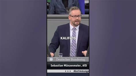 Klartext des AfD Bundestagsabgeordneten Sebastian Münzenmaier