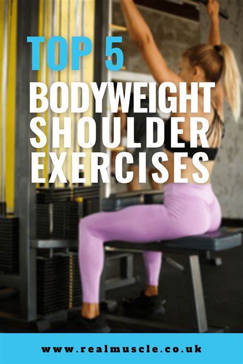 Top 5 Bodyweight Shoulder Exercises | Ultimate Guide | Shoulder workout ...