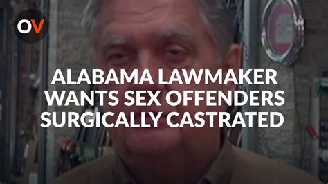 Alabama Lawmaker Tries Passing Sex Offender Bill Requiring Castration