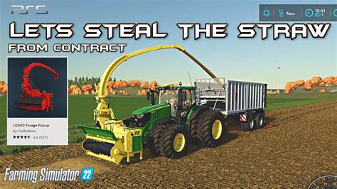 HOW TO STEAL STRAW FROM CONTRACTS ON CONSOLE Farming Simulator 22