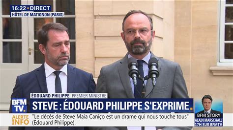 Mort De Steve Maia Caniço Pour Edouard Philippe Plus De 5 Semaines