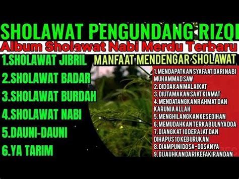 Sholawat Pengundang Rizqi Sholawat Burdah Merdu Sholawat Nabi