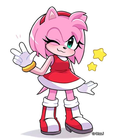 How To Draw Amy Rose The Hedgehog Artofit