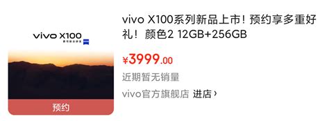 Vivo X100系列手机上架京东，12256gb版售价3999元 通信终端 — C114通信网