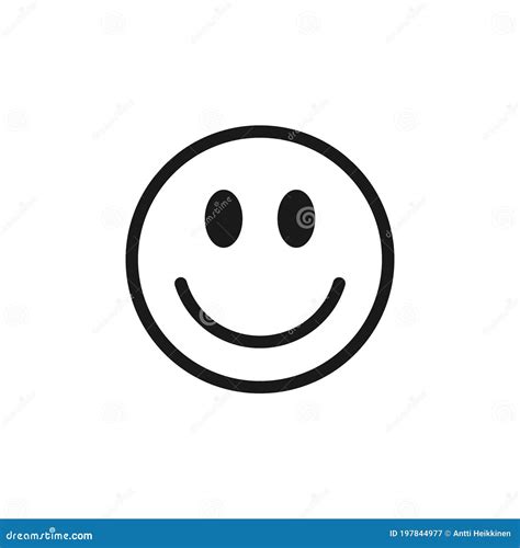 Vector De Iconos De Emoji Facial Sonriente S Mbolo De Sonrisa Sencillo