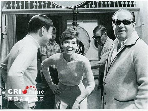 Alan Arkin Audrey And Jack Westin On The Set Of Wait Until Dark