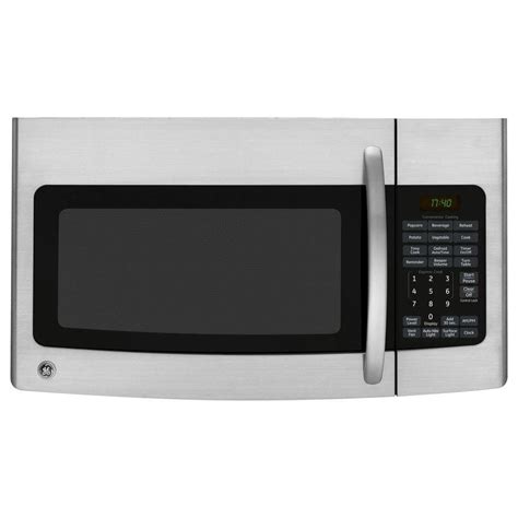 Ge Spacemaker 17 Cu Ft Over The Range Microwave In Stainless Steel