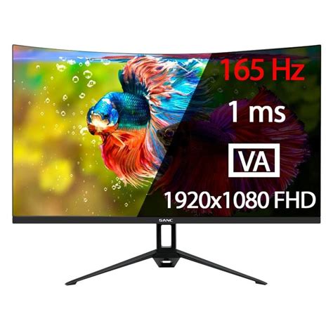 Монитор 23,6" Sanc M2368PH 1920x1080 16:9 VA 165ГЦ (HDMI+VGA) Curved ...