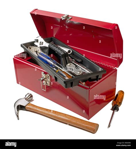 Tool box single flat hi-res stock photography and images - Alamy