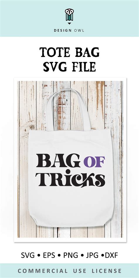 Bag of Tricks - Funny Tote Bag SVG file