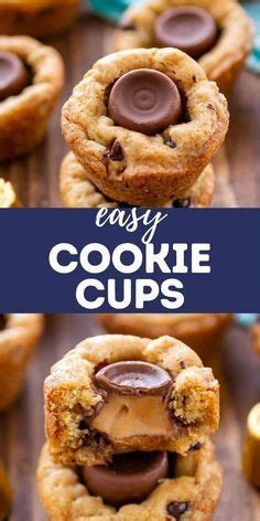 Rolo Chocolate Chip Cookie Cups Recipe Cookie Cups Recipe