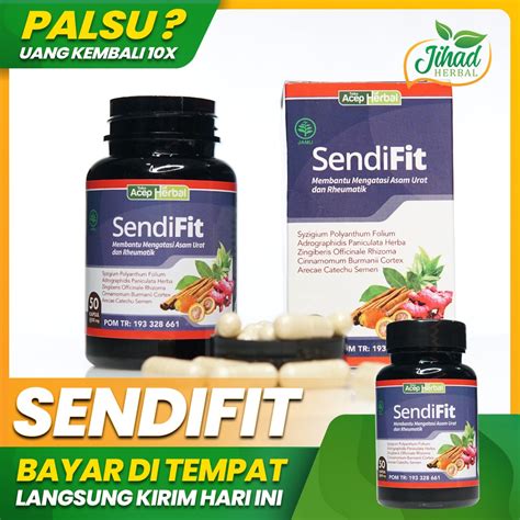 Jual Obat Sendifit Kapsul Original Khusus Asam Urat Rheumatik