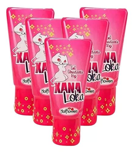 Kit 5 Gel Xana Loka Hot Flowers Brindes Rápido Parcelamento sem juros