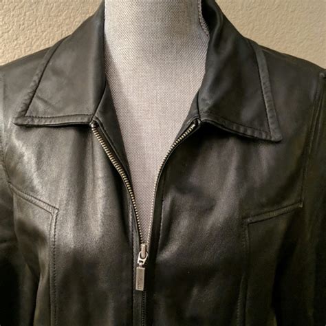 Guess Jackets Coats Vintage Guess Genuine Leather Moto Jacket