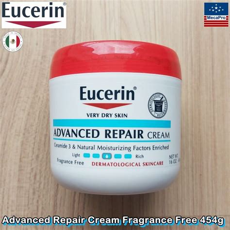 Eucerin® Advanced Repair Cream Fragrance Free 454g ยูเซอริน ครีม สูตรเพิ่มความชุ่มชื้นขั้นสูง