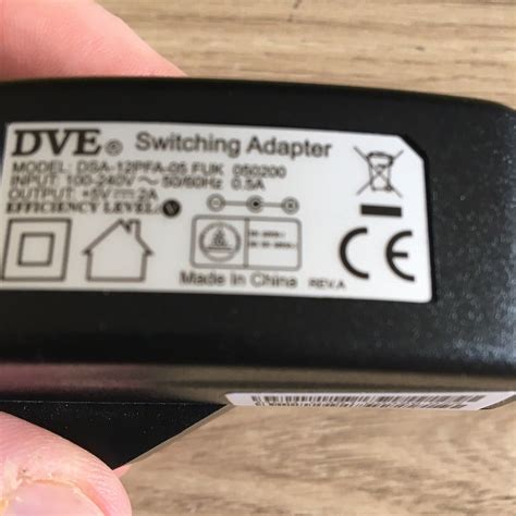 Genuine Original Dve Switching Adapter Dsa Pfa Fuk V A Uk Plug