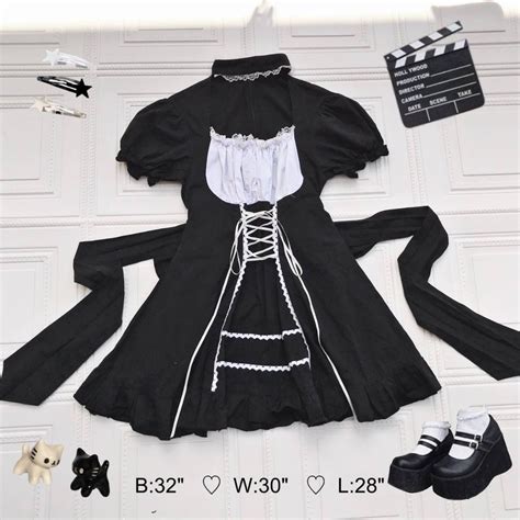 Gothic Lolita Maid Dress, Women's Fashion, Dresses & Sets, Dresses on ...