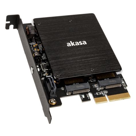 Akasa M Pci E Sata Rgb Led Adapter Card Zuus From Watercoolinguk