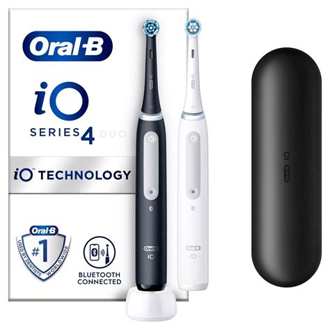 Oral-B iO4 Duo - Black UCB / White SC | NetOnNet