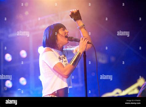 Phantogram performs for the Guitar Center Sessions filming on the 