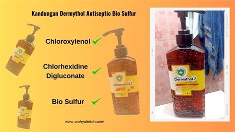 Dermythol Antiseptic Bio Sulfur Sabun Kesehatan Untuk Keluarga Tercinta