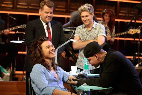 Harry Styles Got A New Tattoo On Television Last Night Vanity Fair