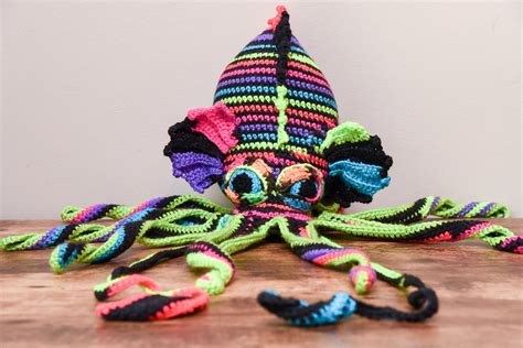 Crochet Stuffed Kraken Plush Amigurumi Octopus Kraken Toy Etsy