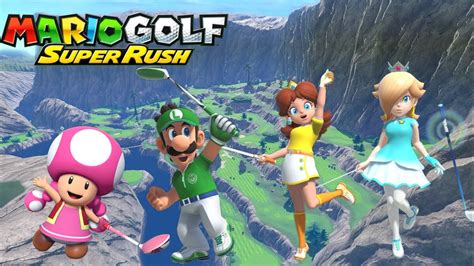 Mario Golf Super Rush Toadette Vs Luigi Vs Daisy Vs Rosalina