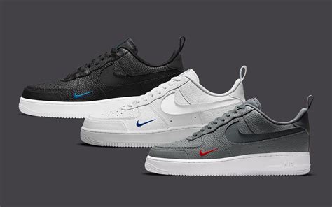 Nike Deliver Another Trio Of Cut In Reflective Swoosh Air Force 1s