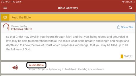 How To Audio Bibles Bible Gateway