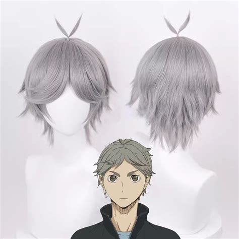 Sugawara Koushi Cosplay Wig Men Cosplay Wig Cosplay Hair - Etsy