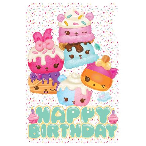 Happy Birthday Shaped Num Noms Birthday Card 248432 Character Brands