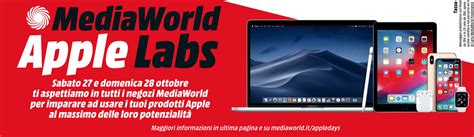 Volantino MediaWorld Arrivano Gli Apple Labs Con Le Migliori Offerte A